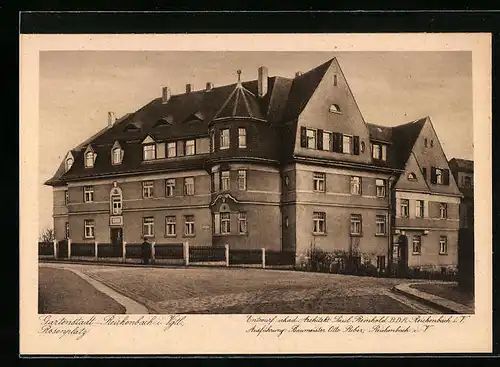 AK Reichenbach i. Vgtl., Gartenstadt-Reichenbach, Rosenplatz