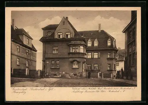AK Reichenbach i. Vgtl., Gartenstadt-Reichenbach, Rosenplatz