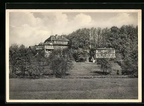 AK Fallingbostel /Lüneburger Heide, Pension Haus am Walde