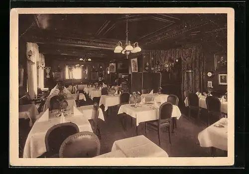 AK Hamburg-Neustadt, Restaurant Ehmke, Gänsemarkt 50, Innenansicht