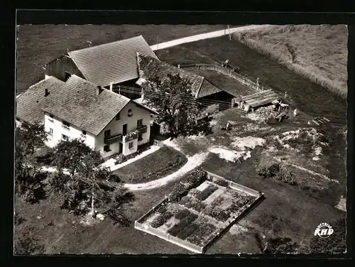 AK Klafferstrass über Passau, Ortspartie mit Wohnhaus, Fliegeraufnahme