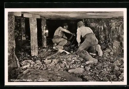 AK Steinkohlenbergbau, Strebeabbau