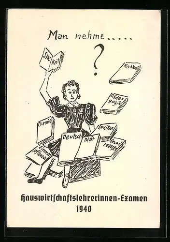 AK Hauswirtschaftslehrerinnen-Examen 1940