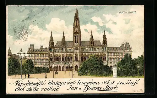 Lithographie Wien, Das Rathaus