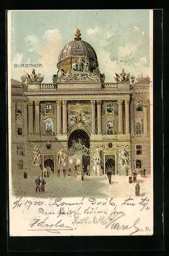 Lithographie Wien, Burgthor