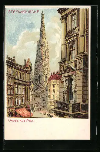 Lithographie Wien, Stefanskirche