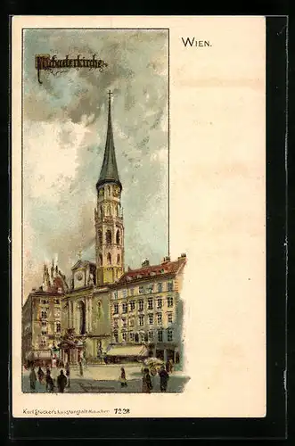 Lithographie Wien, Michaelerkirche
