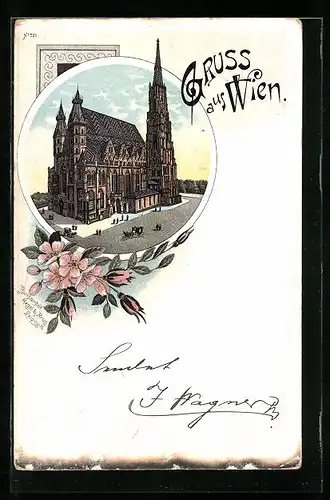 Lithographie Wien, Stephansdom