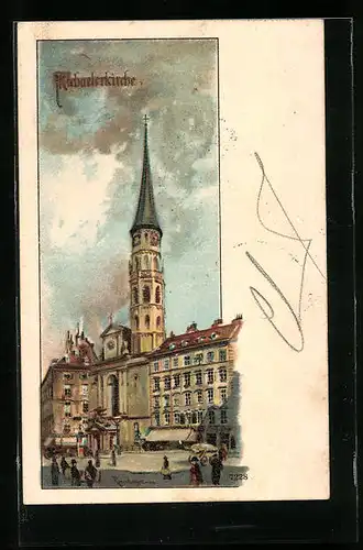 Lithographie Wien, Michaelerkirche