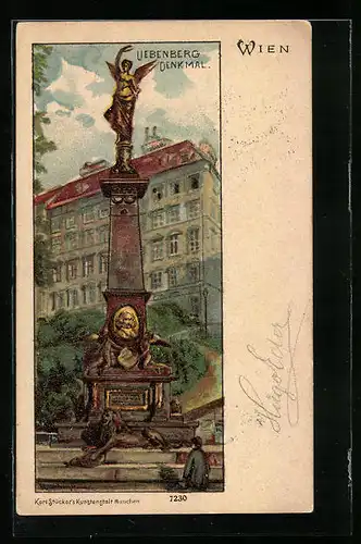 Lithographie Wien, Liebenberg-Denkmal