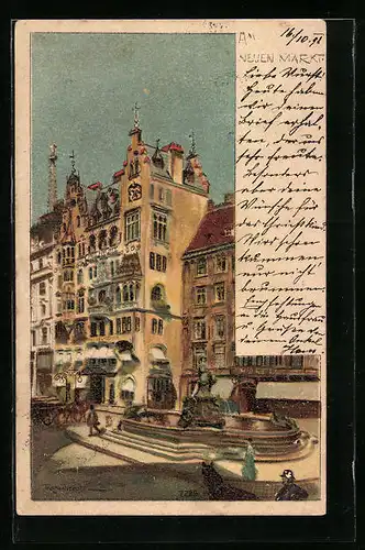 Lithographie Wien, Am Neuen Markt