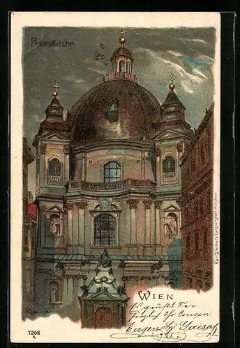 Lithographie Wien, Peterskirche