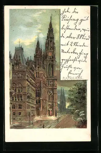 Lithographie Wien, Rathaus