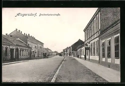 AK Wien-Atzgersdorf, Blick die Breitenfurterstrasse hinunter