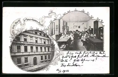 AK Wien, St. Marien-Knaben-Asyl in der Bernardgasse 27