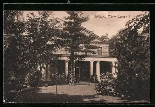 AK Solingen, Villa in der Kölner Strasse 8