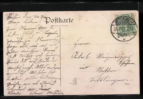 AK Thalheim /Hohenz., Ortsansicht aus der Vogelschau, Gasthaus zum Adler