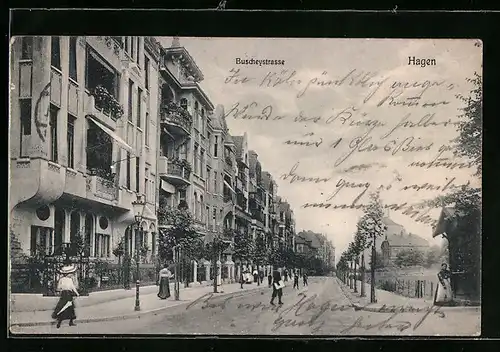 AK Hagen, Partie in der Buscheystrasse