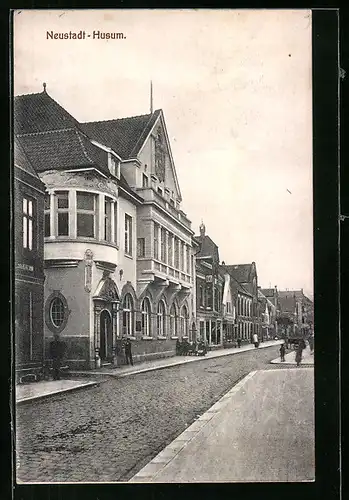 AK Hamburg-Neustadt, Strassenpartie mit alten Gebäuden