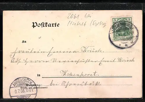 AK Lütjenburg, Gasthaus Oeringerdamm