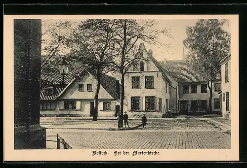 AK Rostock, Bei der Marienkirche