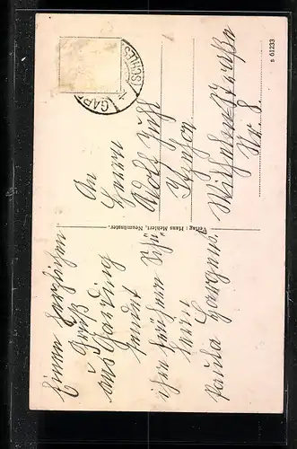 AK Garding, Hotel zur Post von H. Hargens