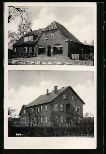 AK Struvenhütten, Kaufhaus Willy Missfeld, Schule
