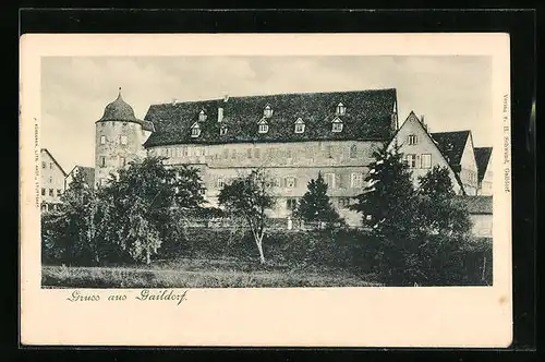 AK Gaildorf, Gebäude mit Turm