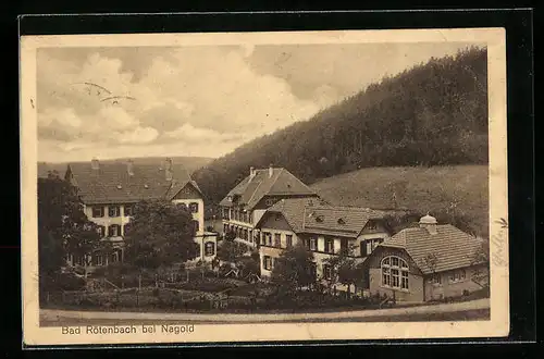 AK Bad Rötenbach bei Nagold, Ortspartie