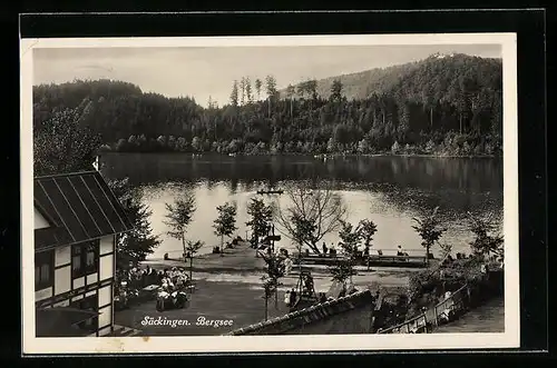 AK Säckingen am Rhein, Restaurant u. Waldcafe am Bergsee