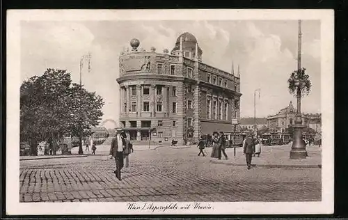 AK Wien, Aspernplatz mit Urania