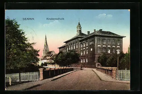 AK Demmin, Blick zur Knabenschule