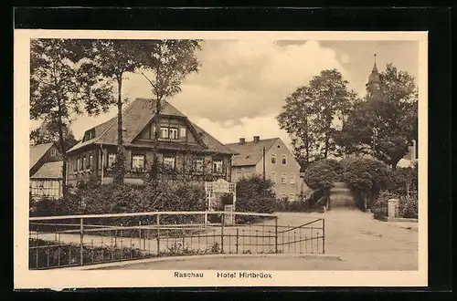 AK Raschau, Hotel Hirtbrück