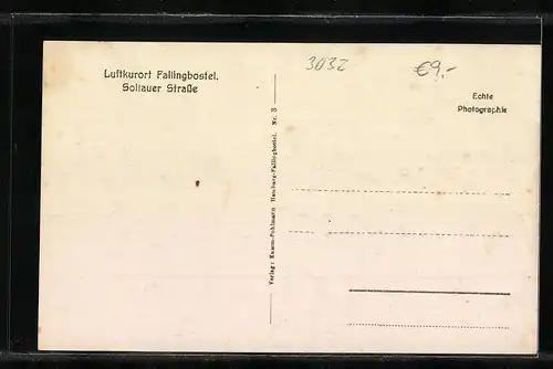 AK Fallingbostel, Blick durch die Soltauer Strasse