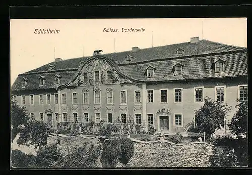 AK Schlotheim, Vorderseite des Schlosses