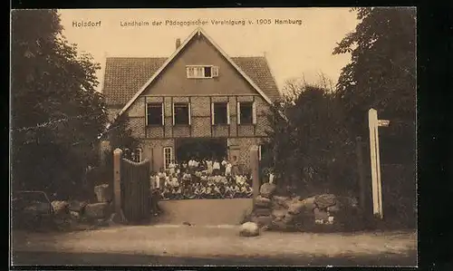 AK Hoisdorf, Landheim der Pädagogischen Vereinigung v. 1905 Hamburg