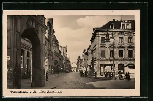 AK Crimmitschau i. Sa., Obere Silberstrasse