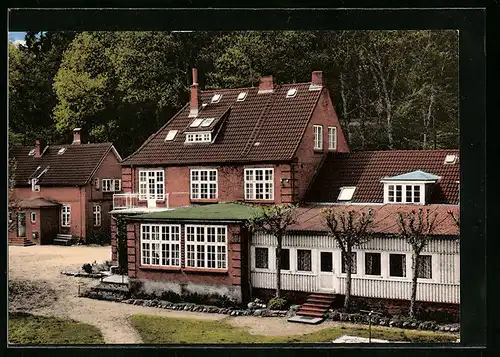 AK Burg /Dithm., Blick auf das Landschulheim