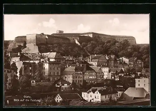 AK Glatz, Blick auf die Festung