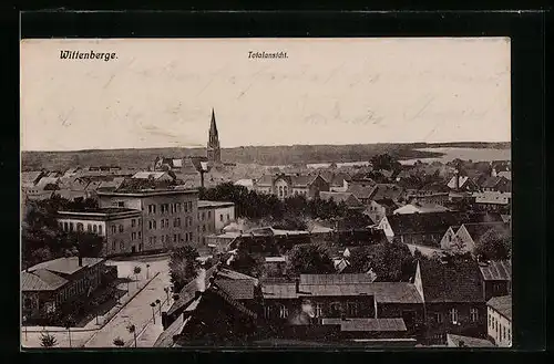 AK Wittenberge, Totalansicht des Ortes