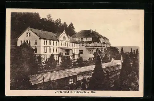 AK Jordanbad b. Biberach a. Riss, Blick auf ein Wohnhaus