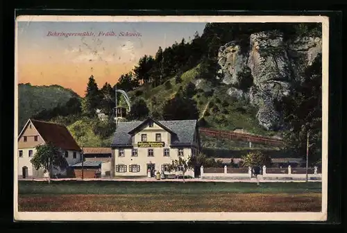 AK Behringersmühle /Fränk. Schweiz, Blick auf das Gasthaus Behringersmühle