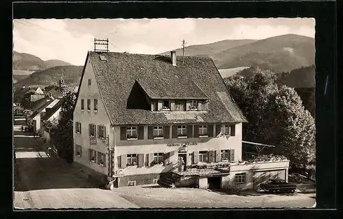 AK Kirchzarten /Schwarzw., Gasthaus und Pension zum Hirschen