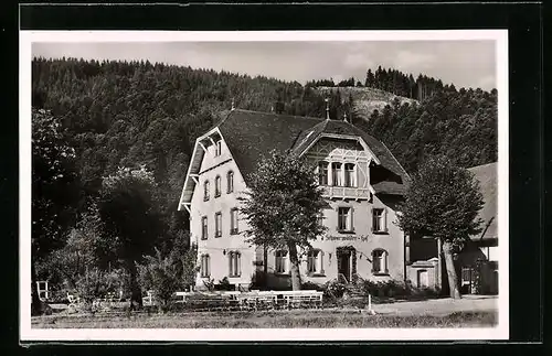 AK Bleibach /Elztal, Gasthaus und Pension Schwarzwälder Hof