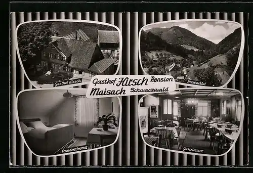 AK Maisach /Schwarzw., Gasthaus und Pension Hirsch, Maisachtal