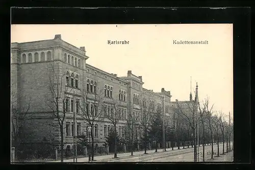 AK Karlsruhe, Blick zur Kadettenanstalt