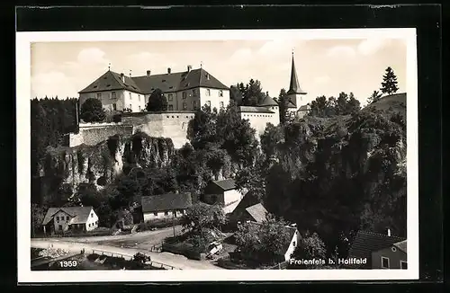 AK Freienfels b. Hollfeld, Ortsansicht mit Kirche