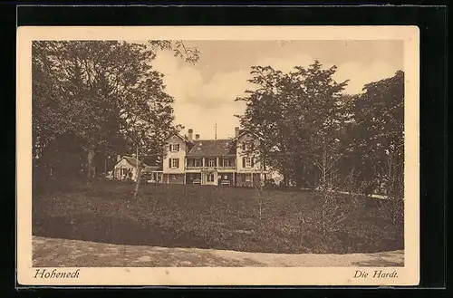 AK Ludwigsburg, Hoheneck O. A., die Hardt, Vorderansicht