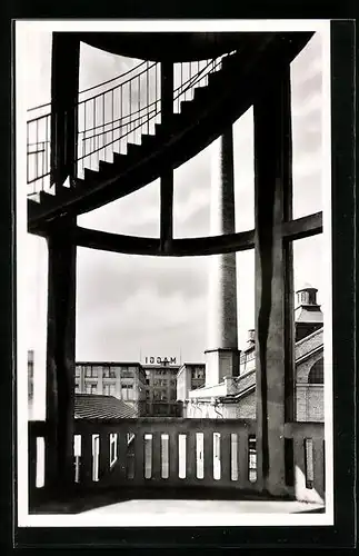 AK Singen am Hohentwiel, Erinnerung an den Besuch der Maggi-Werke, Blick vom Wasserturm auf einen Teil der Maggi-Werke