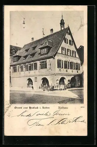 AK Haslach i. Baden, Rathaus